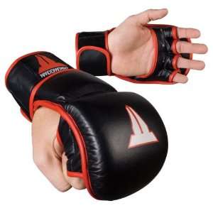Throwdown MMA Black Training Gloves (SizeXL)  Sports 