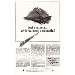  Print Ad 1949 Association of American Railroads Association 
