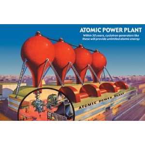  Atomic Power Plant   Poster (18x12): Home & Kitchen