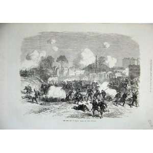    1871 Civil War France Porte Maillot Battle Shooting