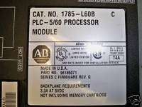 Allen Bradley 1785 L60B/C PLC 5/60 Processor Module  