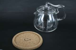 Glass Kettle ADAGIO Teapot 360ml Heat Resistant  