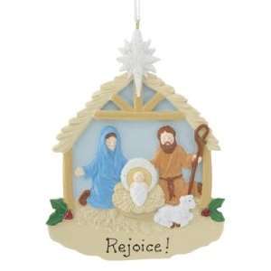  Personalized Nativity Christmas Ornament: Home & Kitchen