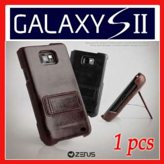 Zenus Samsung i9100 Galaxy S2 Leather Stand Case Cover  