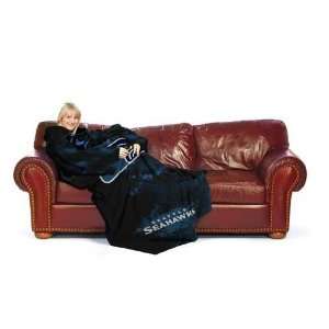  Seattle Seahawks NFL Adult Elite Comfy Throw Blanket with 