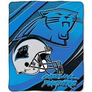  Carolina Panthers NFL Imprint Micro Raschel Blanket (50x60 