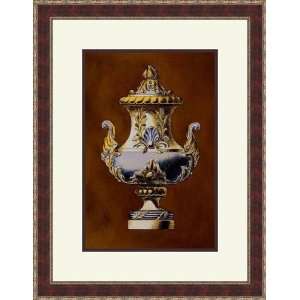  Spa Blue Vase On Cocoa II by Unknown   Framed Artwork 