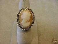 Estate Cameo Ring 14kt Yellow Gold  