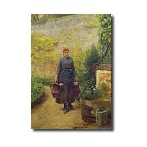  Woman With Watering Cans Giclee Print