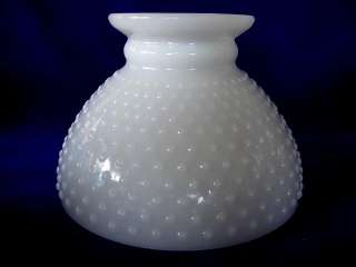 Vintage Milk White Hobnail Glass Lamp Globe/Shade  