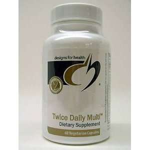  Designs for Health   Twice Daily Multi 60 vcaps Health 
