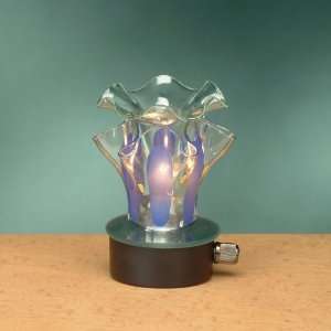  Decorative Blue Blown Glass Electric Oil Aromatherapy 
