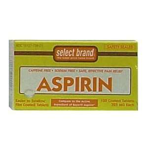  SAJ SELECT BRAND ASPIRIN TABLETS 