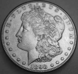 Morgan Silver Dollar 1898 S  