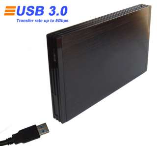 USB 3.0 SATA 2.5 Hard Drive HDD Aluminum Enclosure NEW  