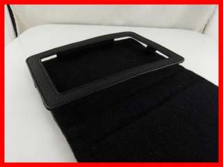 inch Flip Leather Case for 4.3 GPS MP4 MP5 Black  