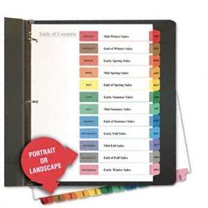  Universal 24810   Table of Contents Dividers, Assorted 