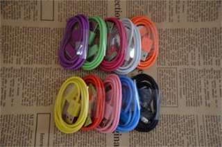   Colorful USB Data Sync Charger Cable Cord For iPod iPhone 4 4S iPad 2