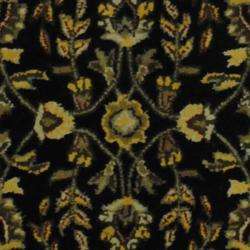 Indo Hand tufted Mahal Black/ Gold Wool Rug (2 x 3)  Overstock