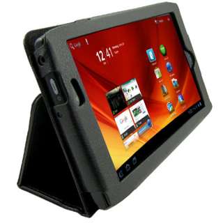   Leather Case Flip Stand Cover For Acer Iconia Tab A100 Black  