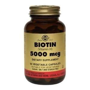  Solgar   Biotin, 5000mcg, 50 veggie caps Health 