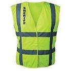 SHERIFF Hi Vis Yellow Traffic Vest Safety Gear by Pip 3XL