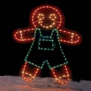    Incandescent Lighted Gingerbread Boy   Frontgate
