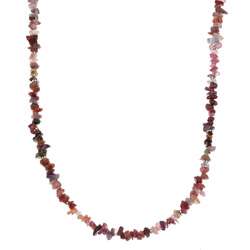 Multi color Tourmaline Gemstone 36 inch Necklace  