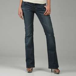 Foxy Jeans Womens Low Rise Flare Jeans  