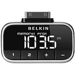 Belkin iPod Black TuneFM FM Transmitter (Refurbished)   