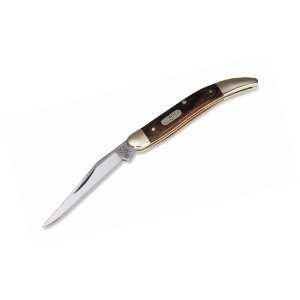  Buck Knives Toothpick Pocket Knife Woodgrain Handle Pocket Knife 