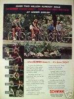 1978 Schwinn 10 Speed Varsity Bicycles Bike Print AD  