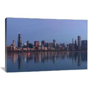Chicago at Sunrise   Gallery Wrapped Canvas   Museum Quality  Size: 24 