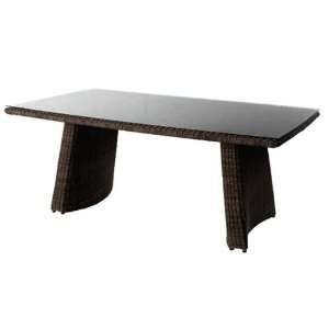  Domus Ventures Meadow Rectangle Dining Table: Patio, Lawn 