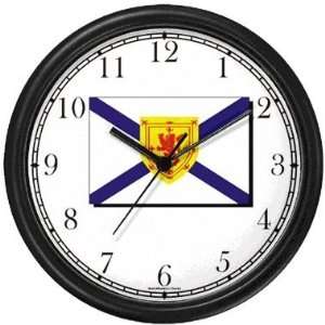 Flag of Nova Scotia   Canadian Theme Wall Clock by WatchBuddy 