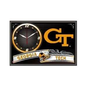  NCAA Georgia Tech Yellow Jackets Framed Clock: Sports 