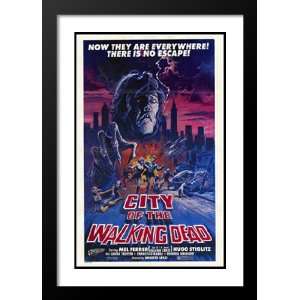 City of the Walking Dead 32x45 Framed and Double Matted Movie Poster 