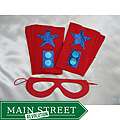 Power Capes Red and Blue Star Superhero Mask and Blaster Cuffs 