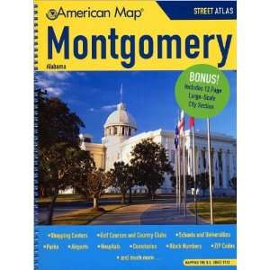   American Map 608801 Montgomery Alabama Street Atlas