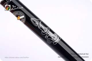 Picasso PS606 Rollerball Pen Lacquered Black Barrel NEW  