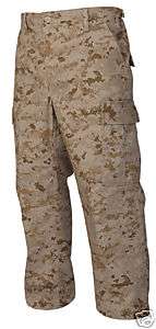 Desert Digital Camo Twill BDU Combat Pants   2XL  