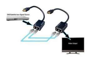 HDMI EXTENDER 30M 1080P Cat5e cat6 Lan cable 3D 1080p  