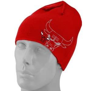   : adidas Chicago Bulls Red Double Logo Knit Beanie: Sports & Outdoors