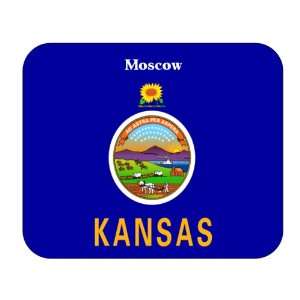  US State Flag   Moscow, Kansas (KS) Mouse Pad Everything 
