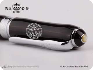 DUKE Jade Girl Fountain Pen E Fine Accounting Pen/ Nacre pearl+ 