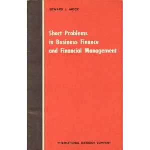  Short problems in business finance and financial 