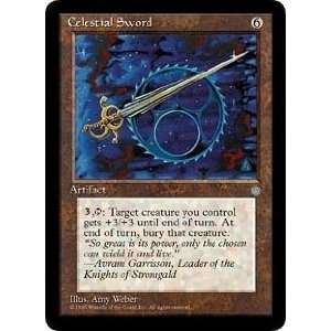    Celestial Sword (Magic the Gathering  Ice Age Rare) Toys & Games