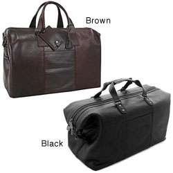 Kenneth Cole Designer Executive 24 inch Leather Duffel Bag   