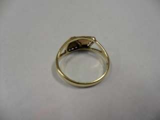 Ladies 10Kt Black Hills Gold Leaf Ring.. Size 7.75  