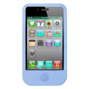  Silicone Case (blue) for APPLE Iphone 4 Electronics